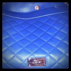 Nine West Blue quilt purse